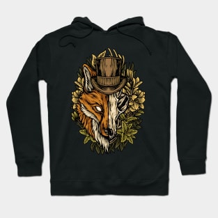 Skull Fox Head Hoodie